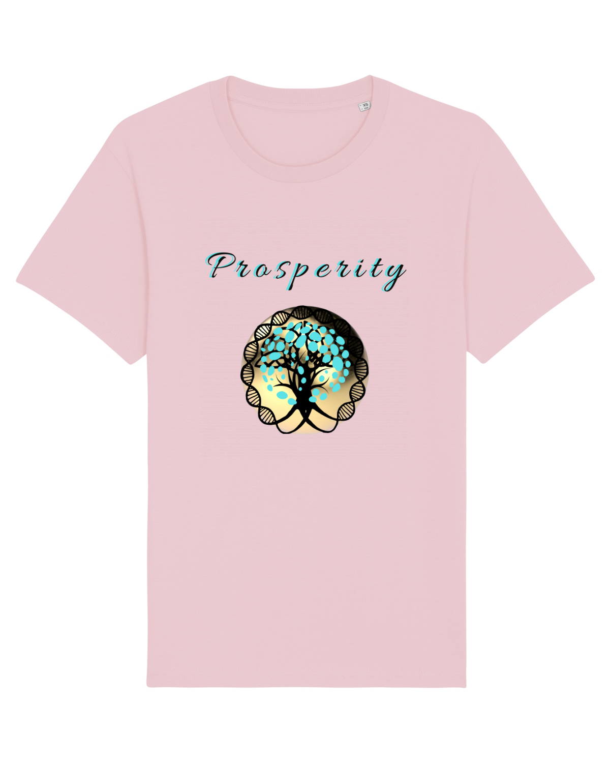 Tricou mânecă scurtă Unisex Rocker Cotton Pink