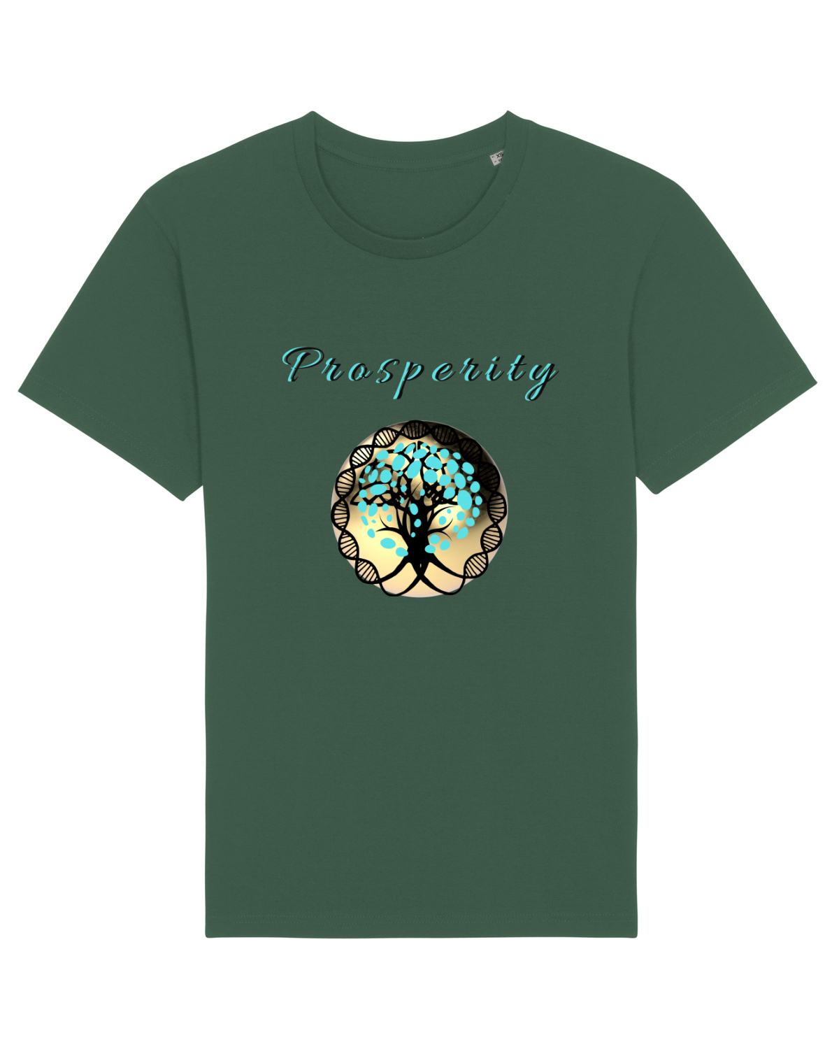 Tricou mânecă scurtă Unisex Rocker Bottle Green