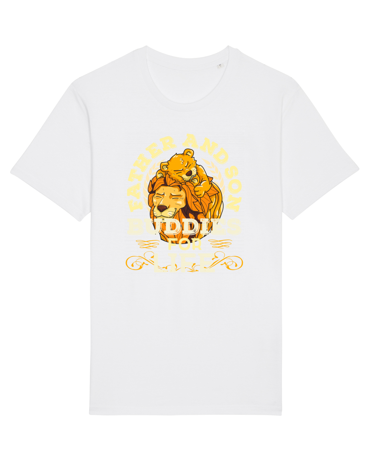 Tricou mânecă scurtă Unisex Rocker White
