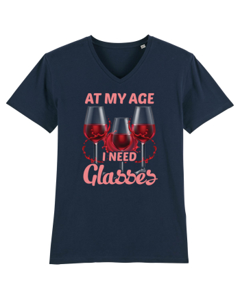 At My Age I Need Glasses French Navy