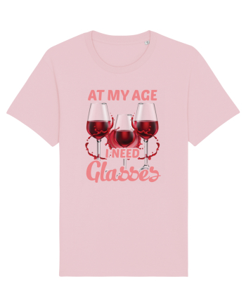At My Age I Need Glasses Cotton Pink