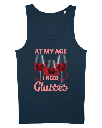 At My Age I Need Glasses Navy