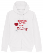 Everything Happens For A Riesling Hanorac cu fermoar Unisex Connector