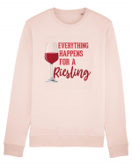 Everything Happens For A Riesling Bluză mânecă lungă Unisex Rise