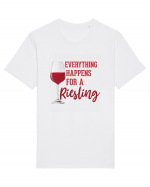 Everything Happens For A Riesling Tricou mânecă scurtă Unisex Rocker