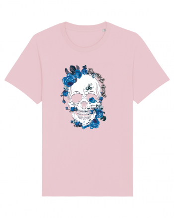 Do Not Be Afraid - Blue Roses Cotton Pink