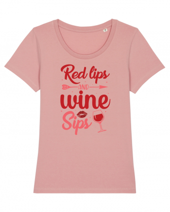 Red Lips And Wine Sips Canyon Pink