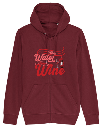 Save Water Drink Wine Burgundy