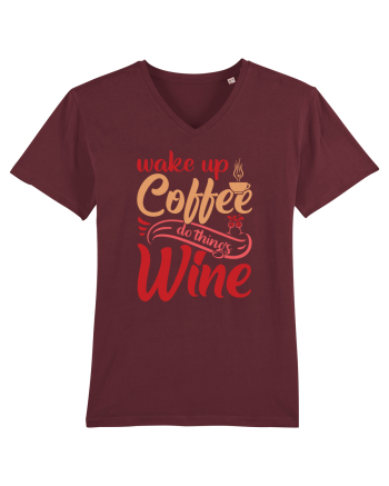 Wake Up Coffee Do Things Wine Burgundy
