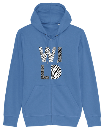 Salbatic alb-negru Bright Blue