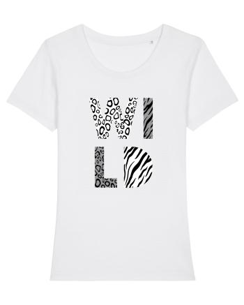 Salbatic alb-negru White