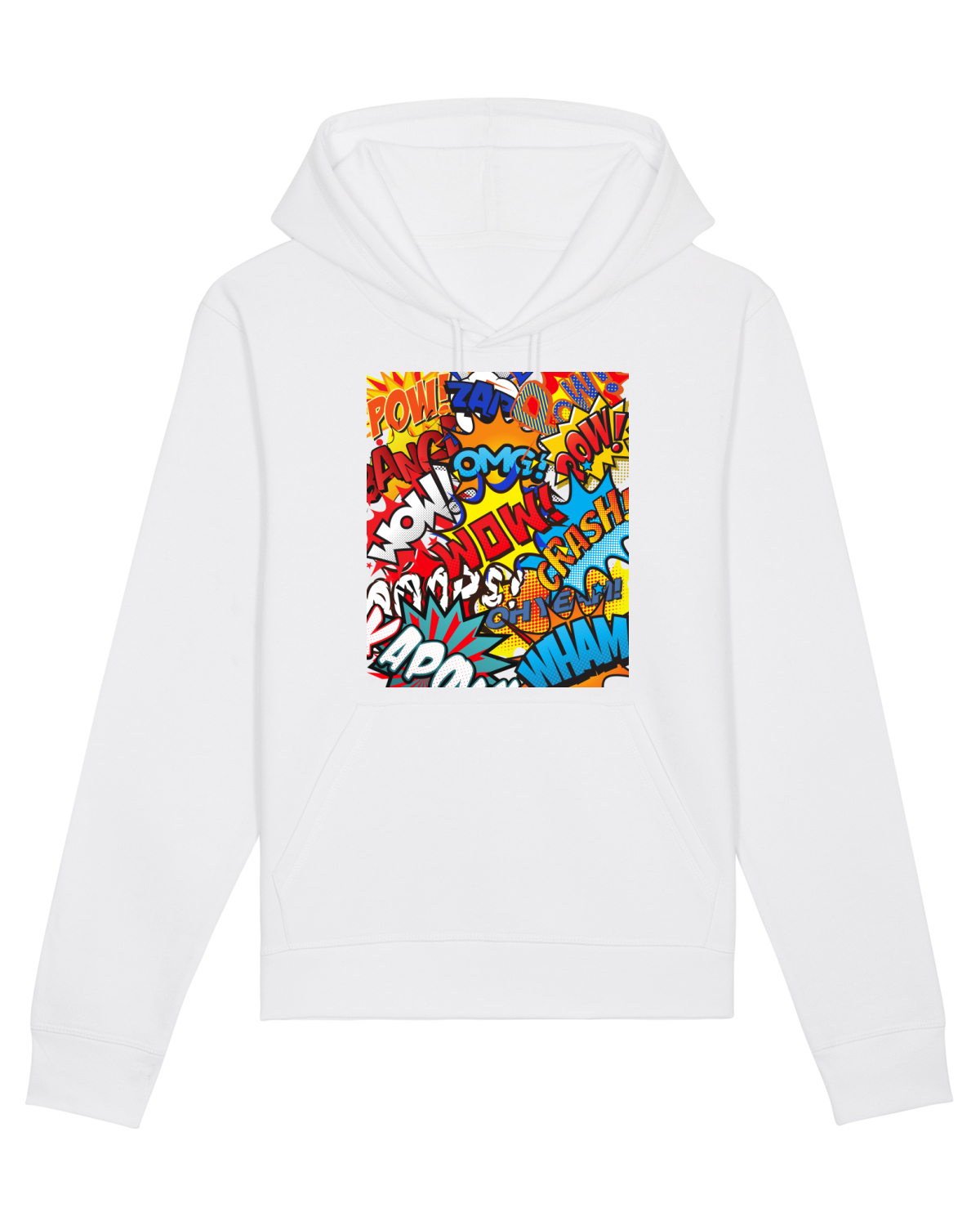 Hanorac Unisex Drummer White