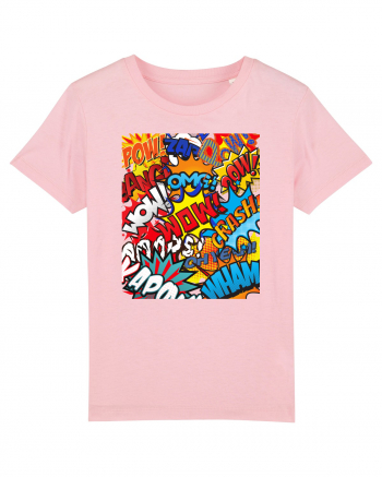 Retro Comic Book Sounds Cotton Pink