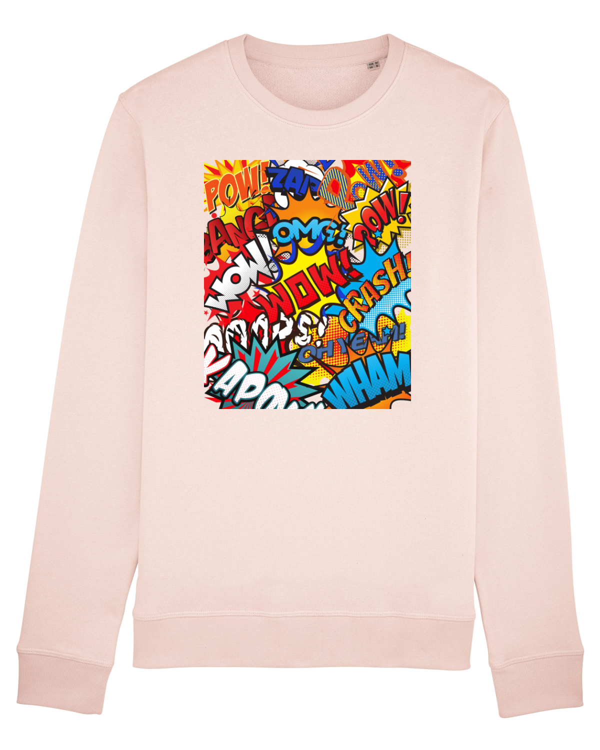 Bluză mânecă lungă Unisex Rise Candy Pink