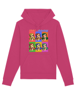 Funny Retro Comic Book Woman Hanorac Unisex Drummer