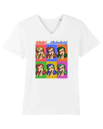 Funny Retro Comic Book Woman White