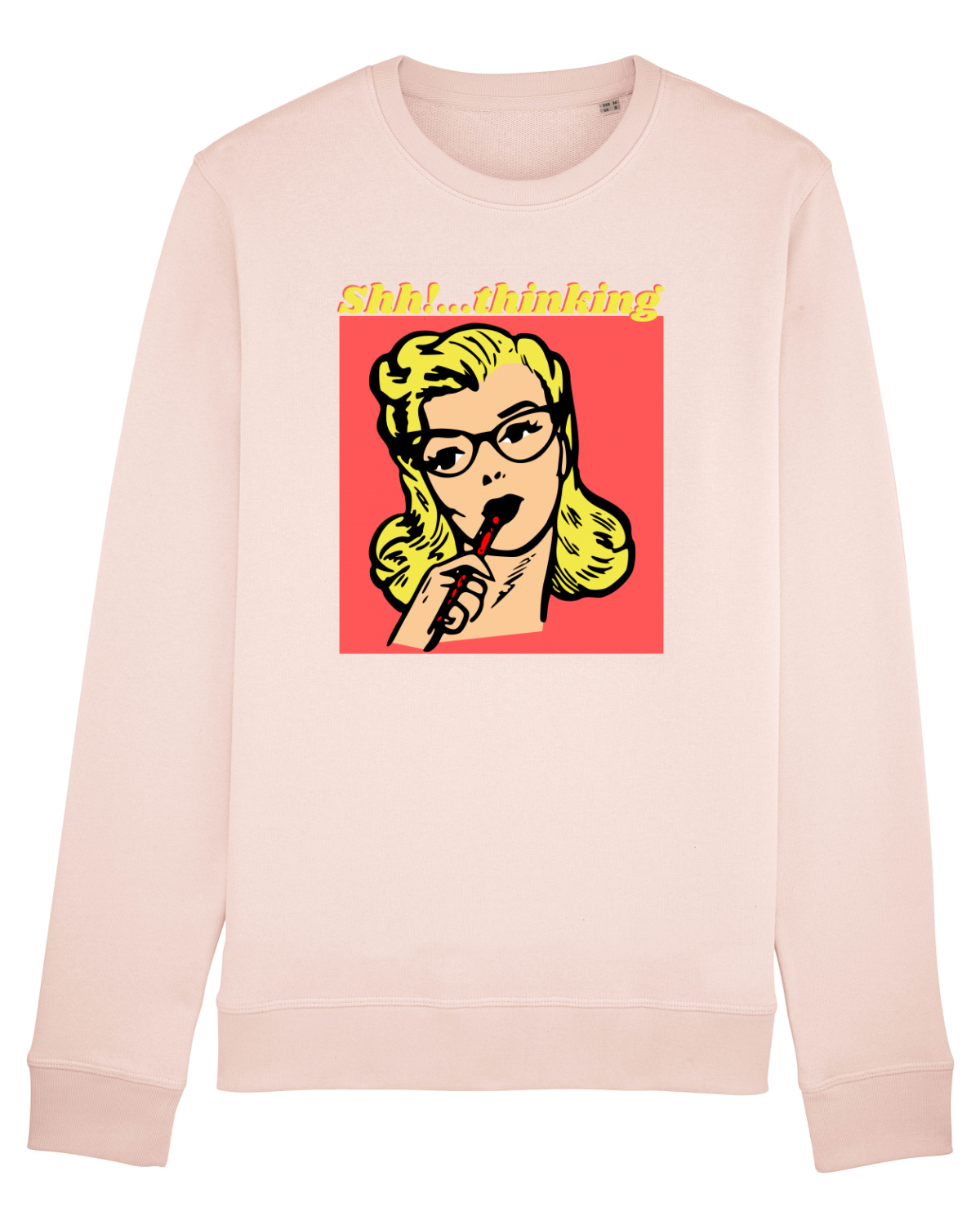 Bluză mânecă lungă Unisex Rise Candy Pink