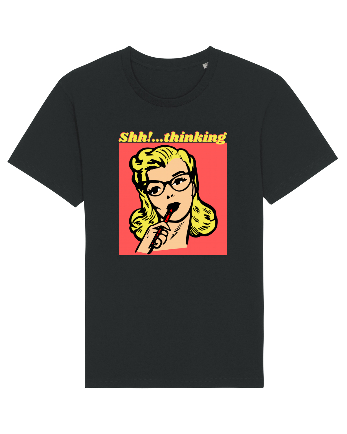 Tricou mânecă scurtă Unisex Rocker Black