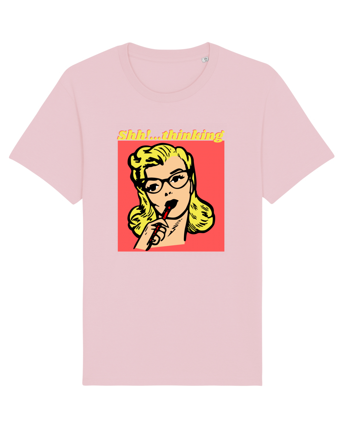 Tricou mânecă scurtă Unisex Rocker Cotton Pink