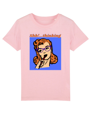 Funny Retro Comic Book Woman Cotton Pink