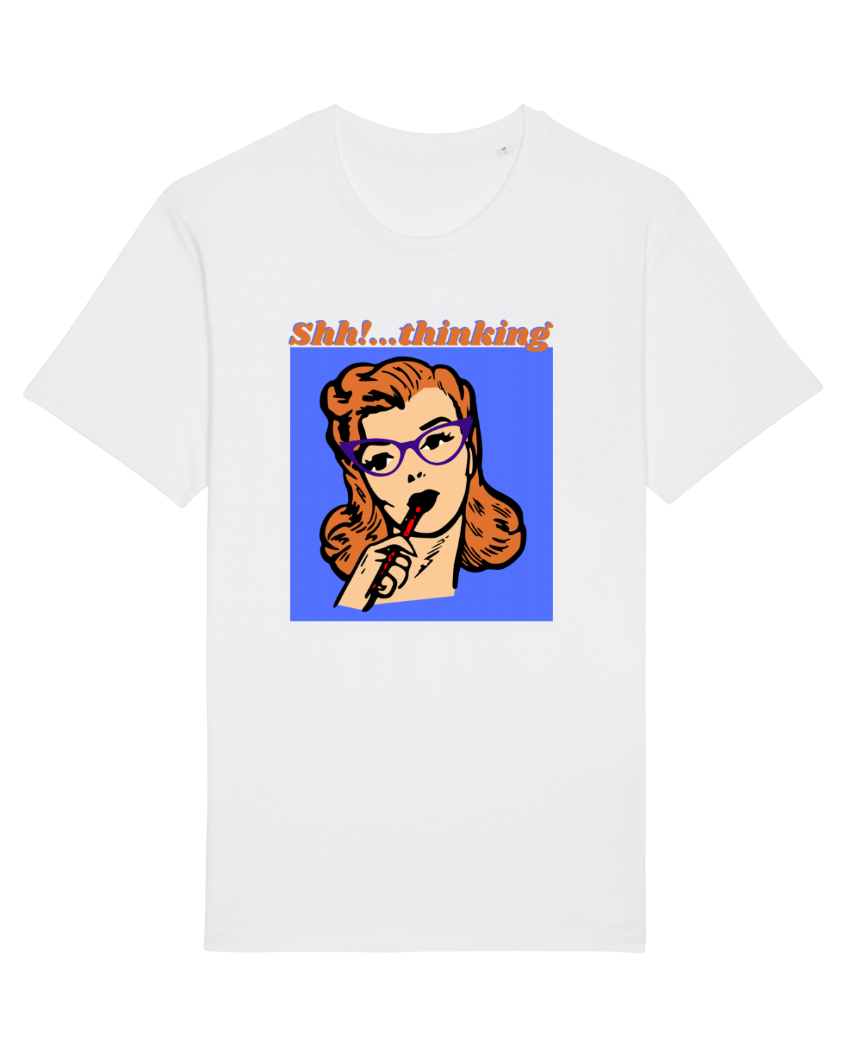 Tricou mânecă scurtă Unisex Rocker White