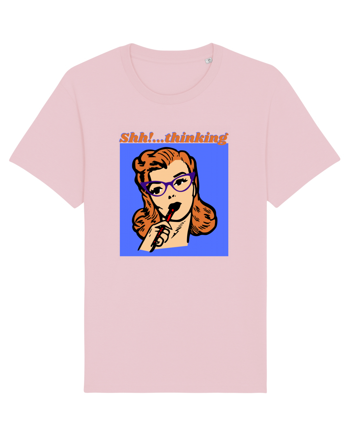 Tricou mânecă scurtă Unisex Rocker Cotton Pink