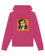 Funny Retro Comic Book Woman Hanorac Unisex Drummer