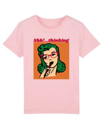 Funny Retro Comic Book Woman Cotton Pink