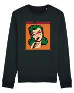 Funny Retro Comic Book Woman Bluză mânecă lungă Unisex Rise