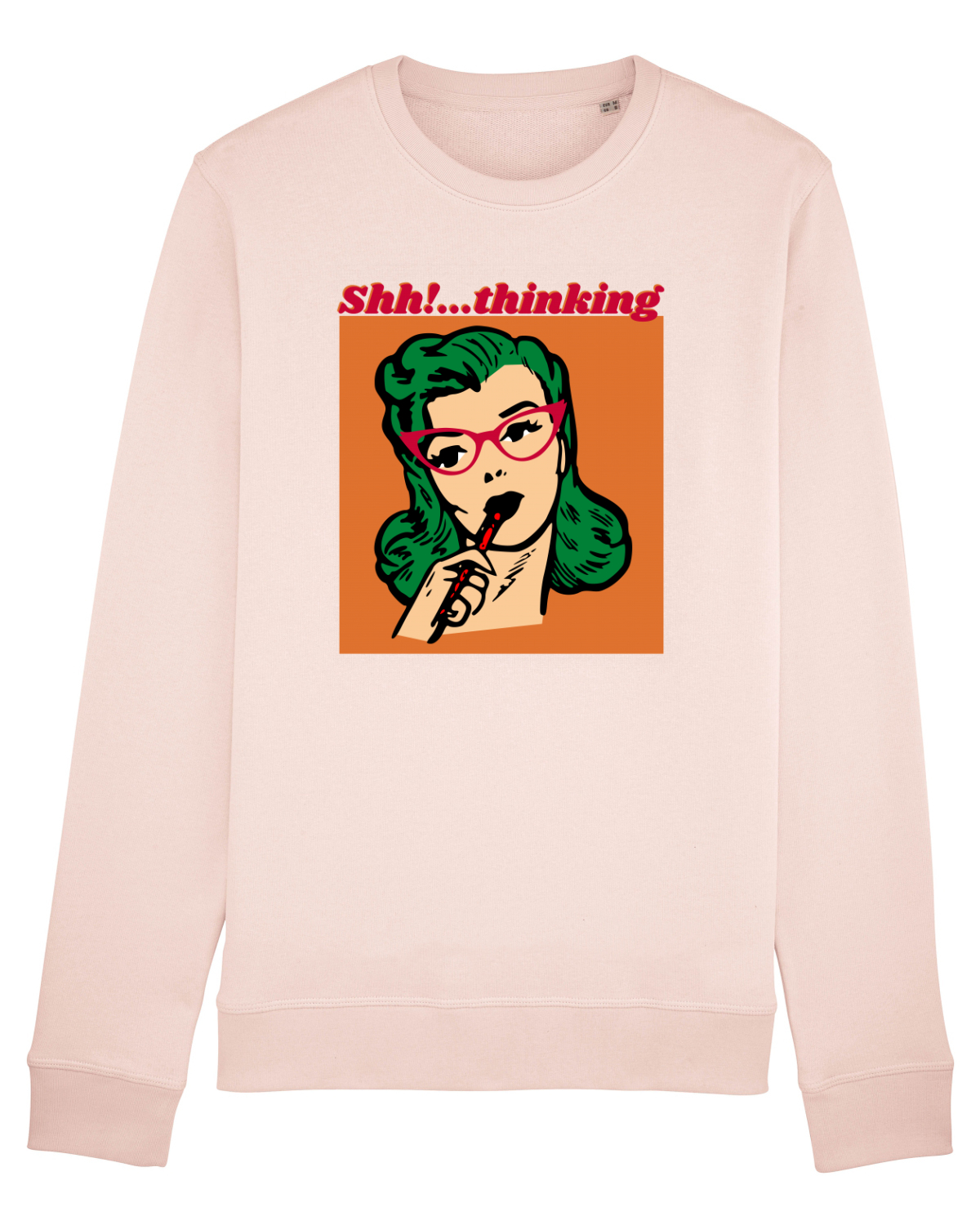 Bluză mânecă lungă Unisex Rise Candy Pink