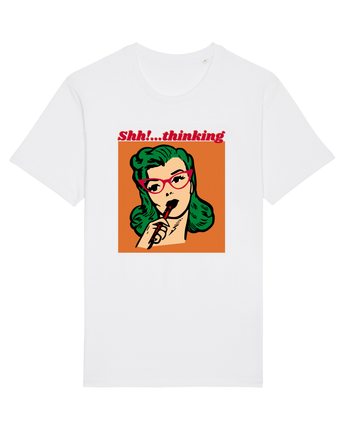 Tricou mânecă scurtă Unisex Rocker White