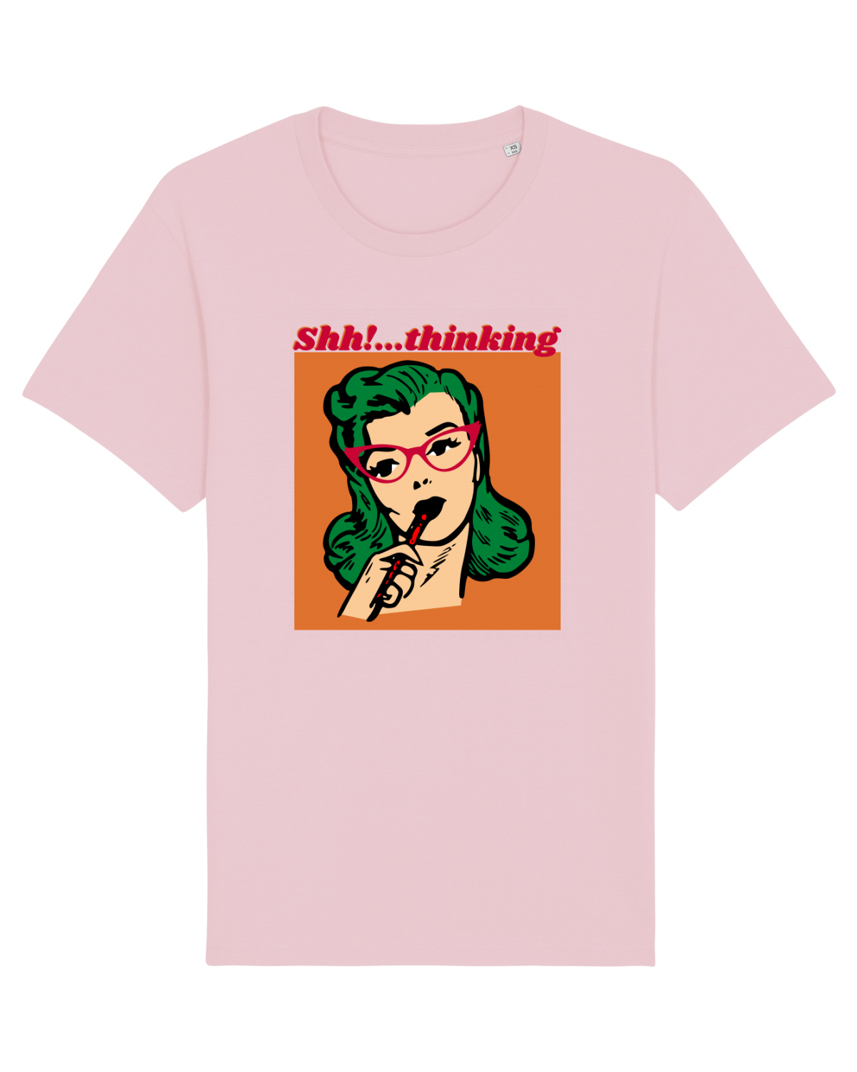 Tricou mânecă scurtă Unisex Rocker Cotton Pink