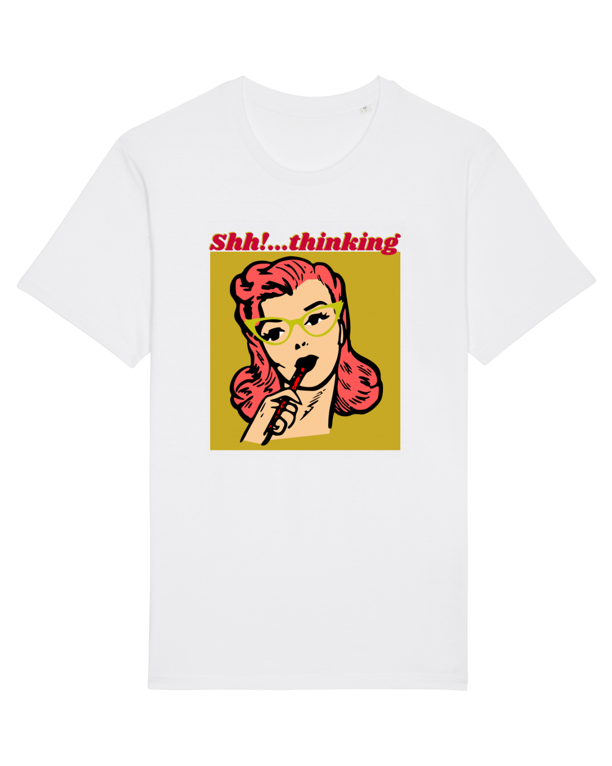 Tricou mânecă scurtă Unisex Rocker White