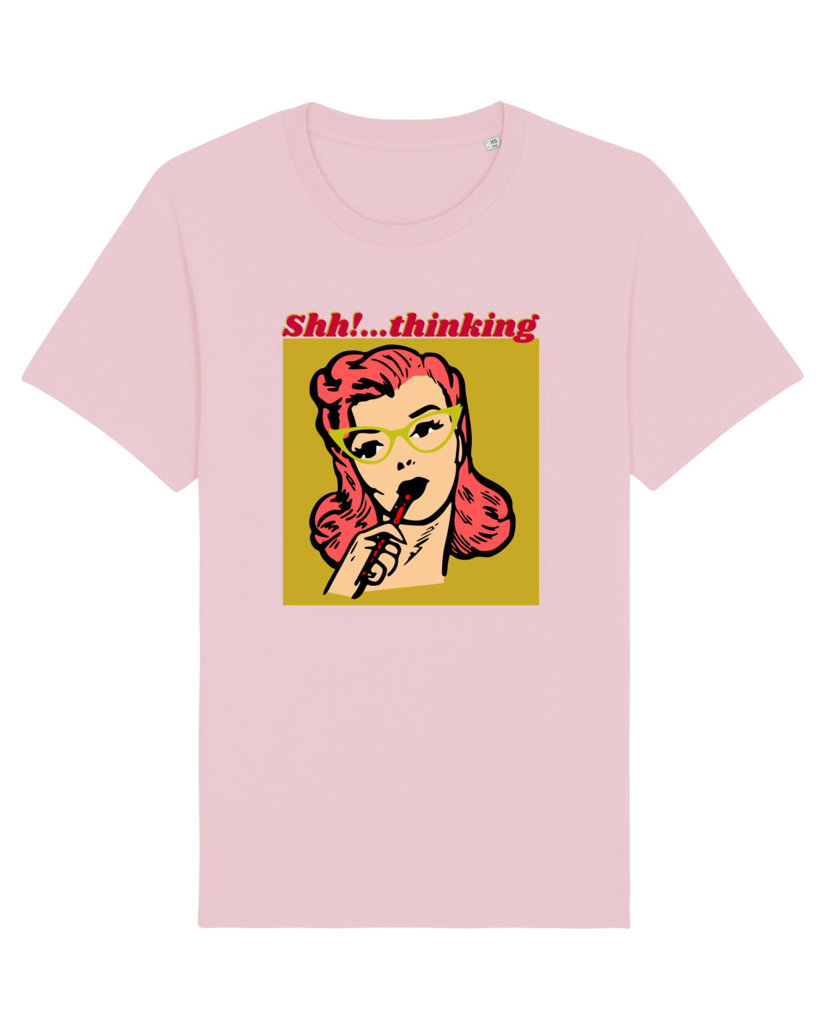Tricou mânecă scurtă Unisex Rocker Cotton Pink