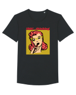Funny Retro Comic Book Woman Tricou mânecă scurtă guler larg Bărbat Skater
