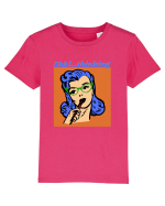 Funny Retro Comic Book Woman Tricou mânecă scurtă  Copii Mini Creator
