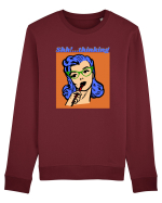 Funny Retro Comic Book Woman Bluză mânecă lungă Unisex Rise
