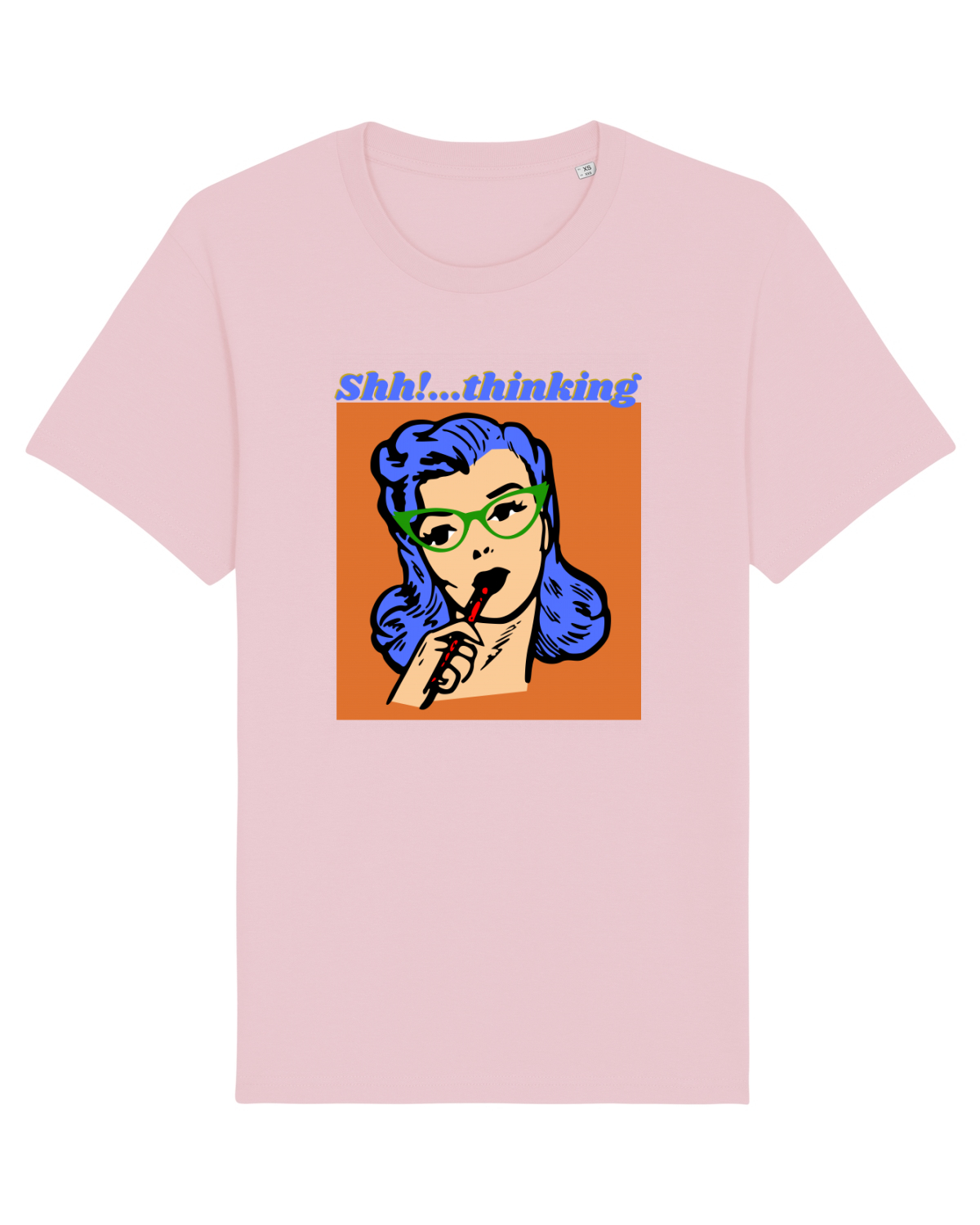 Tricou mânecă scurtă Unisex Rocker Cotton Pink
