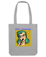 Funny Retro Comic Book Woman Sacoșă textilă