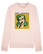 Funny Retro Comic Book Woman Bluză mânecă lungă Unisex Rise
