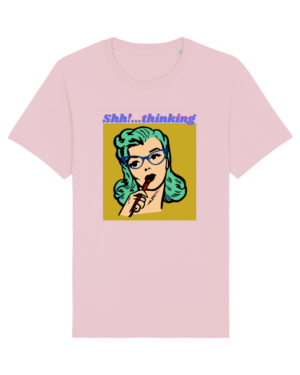 Tricou mânecă scurtă Unisex Rocker Cotton Pink