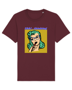Funny Retro Comic Book Woman Tricou mânecă scurtă Unisex Rocker