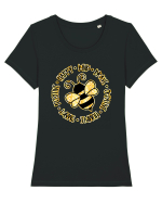 Albinuta Fericita Tricou mânecă scurtă guler larg fitted Damă Expresser