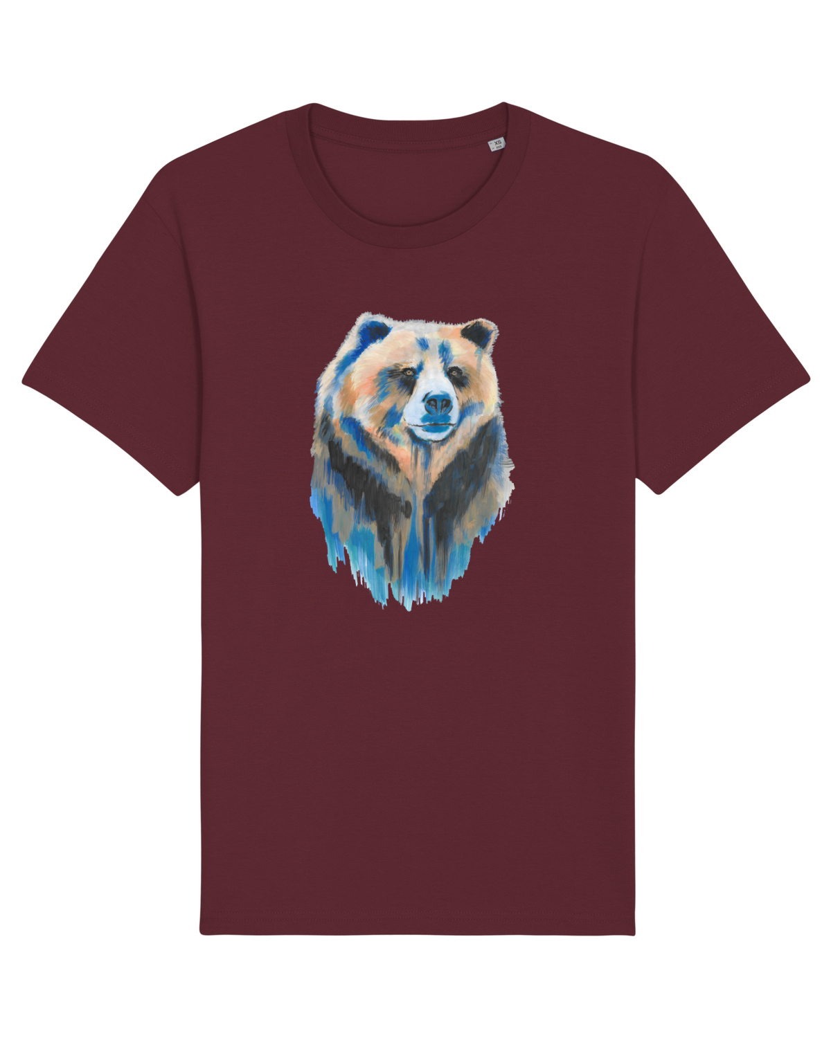 Tricou mânecă scurtă Unisex Rocker Burgundy