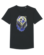 Urs in culori Tricou mânecă scurtă guler larg Bărbat Skater