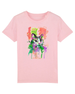 Pisica pictata Tricou mânecă scurtă  Copii Mini Creator