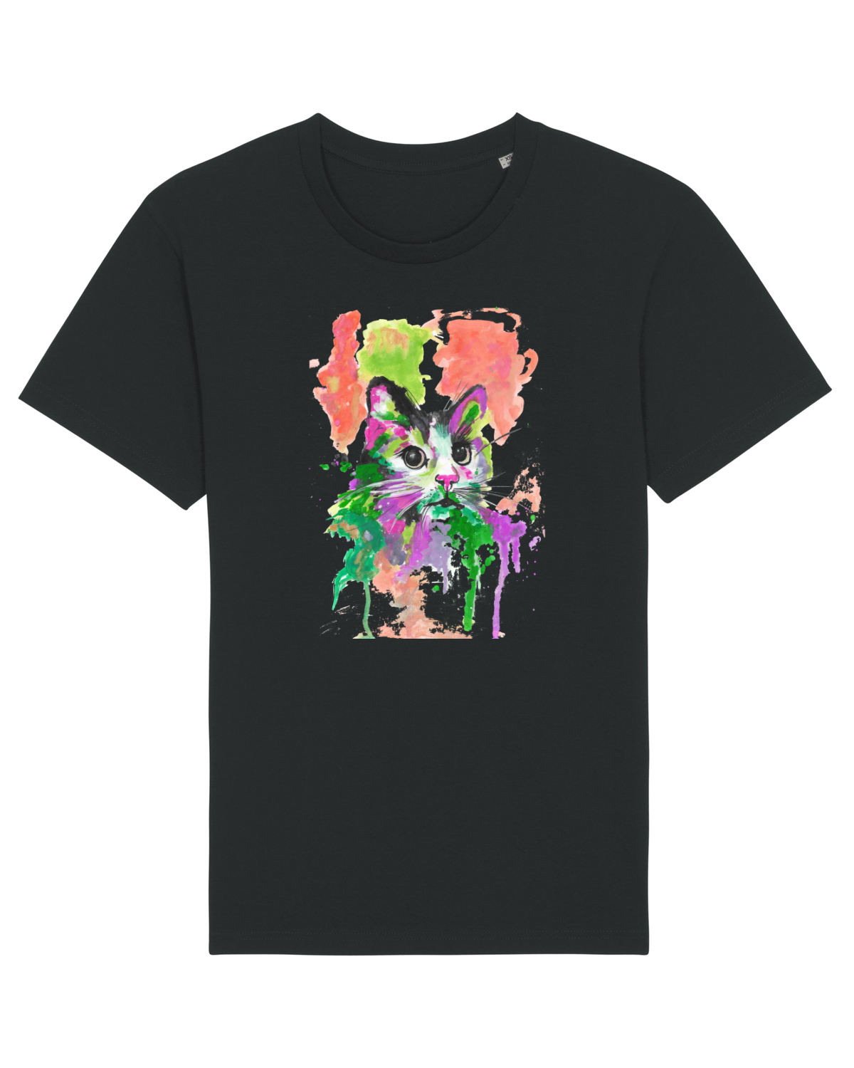 Tricou mânecă scurtă Unisex Rocker Black
