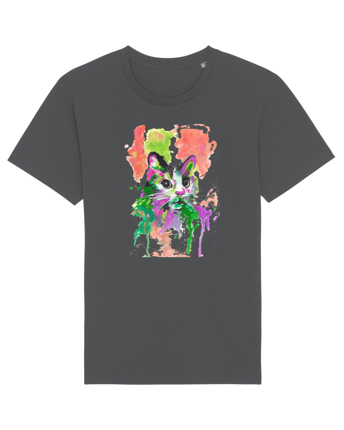 Tricou mânecă scurtă Unisex Rocker Anthracite