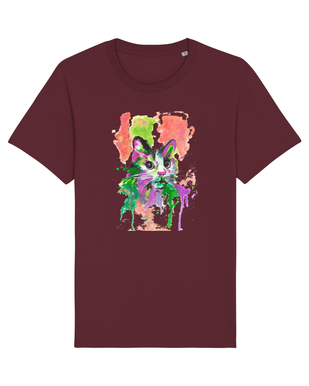 Tricou mânecă scurtă Unisex Rocker Burgundy