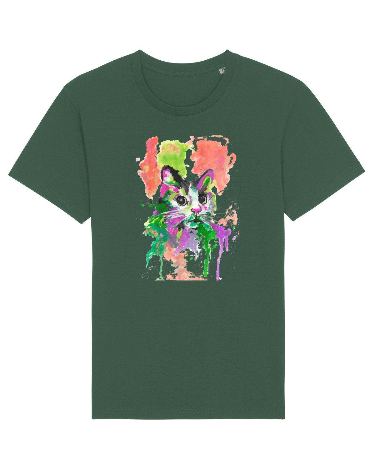 Tricou mânecă scurtă Unisex Rocker Bottle Green